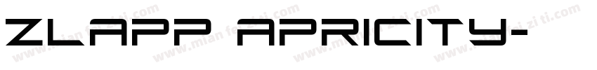ZLapp apricity字体转换